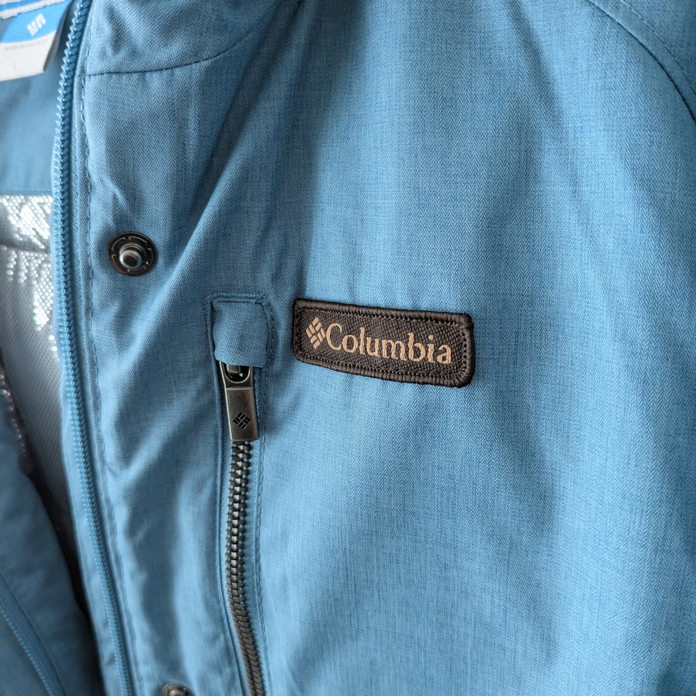 Columbia Women's Blue Hooded Jacket - Picture 3 of 7